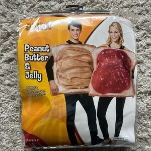 New Peanut Butter and Jelly Couples Costumes One Size Adult Spirit Halloween.